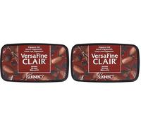 Tsukineko Acorn Versafine Clair D'encrage, Matière Synthétique, Marron, 5.6 X 9.7 X 2.3 cm (Lot de 2)