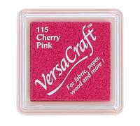 Tsukineko Artemio PEMFB15 Encreur Mini Versacraft, Autre, 3,3 x 1,9 x 3,3 cm Rose (Cherry Pink)