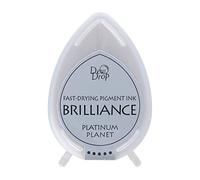 Tsukineko Brilliance Dew Drop Tampon encreur - Platine, planète Platine, Taille Unique