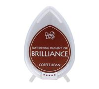 Tsukineko Brilliance Tampon encreur Dew Drop Grain de café nacré