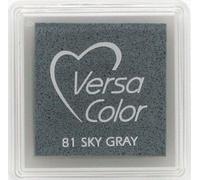 TSUKINEKO - Coussin encreur à pigments - Versa Color petit 2,5 x 2,5 cm - Gris ciel