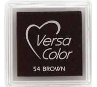 TSUKINEKO - Coussin encreur à pigments - Versa Color petit 2,5 x 2,5 cm - Marron