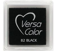 TSUKINEKO - Coussin encreur à pigments - Versa Color petit 2,5 x 2,5 cm - Noir