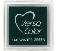 TSUKINEKO - Coussin encreur à pigments - Versa Color petit 2,5 x 2,5 cm - Vert d'hiver