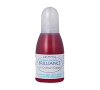Tsukineko Encreur pour tampons encreurs Brillance 15 ML, Rouge et Pourpre cuivré, 15 ML