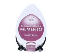 Tsukineko Memento Dew Drop encrée Tampon, Gouttes de rosée Bahama Bleu