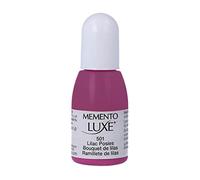 Tsukineko Memento Luxe Re-Inker for Stamp, Lilac Posies by