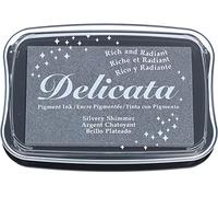 Tsukineko Shimmer Delicata délicat d'encre Pad, Argent