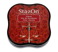 Tsukineko Tampon encreur Motif Bordeaux Stazon