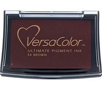 Tsukineko Versacolor Tampon encreur d’Encre pigmentée Brun