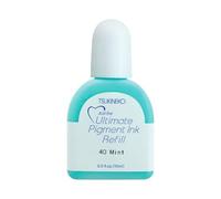 Tsukineko VersaColor Ultimate Pigment Recharge Encre - 15 ml - Mint (Vert) - Accessoires - pour Tampon Encreur
