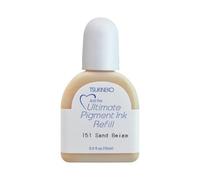 Tsukineko VersaColor Ultimate Pigment Recharge Encre-15 ml-Sand Beige Accessoires-pour Tampon Encreur, 15ml