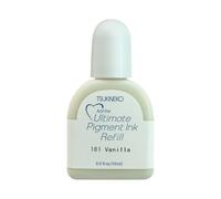 Tsukineko VersaColor Ultimate Pigment Recharge Encre-15 ml-Vanilla (Beige) -Accessoires-pour Tampon Encreur, 0