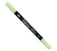 Tsukineko VersaCraft Fabrico Marker Kiwi (Vert) - Feutre Double Pointe Permanent à Eau - pour Papier, Textile, Bois et Terre Cuite - Marqueur pour Coloriage Mystère, Papeterie et Dessin