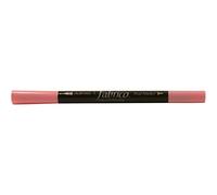 Tsukineko VersaCraft Fabrico Marker Lipstick Pink (Rose) - Feutre Double Pointe Permanent à Eau - pour Papier, Textile, Bois et Terre Cuite - Marqueur pour Coloriage Mystère, Papeterie et Dessin