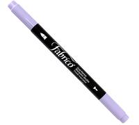 Tsukineko VersaCraft Fabrico Marker Pale Lilac (Violet) - Feutre Double Pointe Permanent à Eau - pour Papier, Textile, Bois et Terre Cuite - Marqueur pour Coloriage Mystère, Papeterie et Dessin