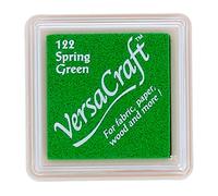 Tsukineko Versacraft VKS-122 Tampon encreur de tissu petit cube 25 x 25 mm Vert printemps