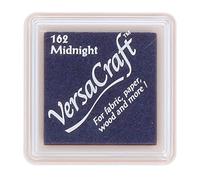 Tsukineko Versacraft VKS-162 Tampon encreur de tissu petit cube 25 x 25 mm Minuit