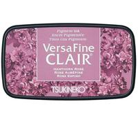 Tsukineko VersaFine Clair Encre Stamping Rose, Hawthorn Rose-Large-Opaque, Imperméable, Archival-Embossing, Taille du Tampon : 7,6 x 3,5 cm
