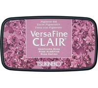 Tsukineko VersaFine Clair Encre Stamping Rose, Hawthorn Rose-Large-Opaque, Imperméable, Archival-Embossing, Taille du Tampon : 7,6 x 3,5 cm
