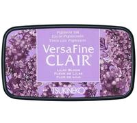 Tsukineko VersaFine Clair Tampon encreur Violet, Lilas Bloom-Large-Opaque, Imperméable, Archival-Embossing, Taille du Tampon : 7,6 x 3,5 cm