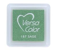 Tsukineko Versasmall VersaColor Tampon encreur petit cube 25 × 25 mm Pigment Sage