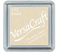 Tsukineko Vk-118 - tampon d’encre jaune citron, petite, sable beige, 3.4 x 3.4 x 2 cm