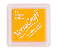 Tsukineko VKS111 - tampon d’encre jaune citron, petite, citron, 3.4 x 3.4 x 2 cm