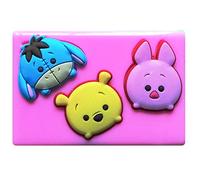 Tsum Tsum Winnie l'ourson Porcinet et Bourriquet Moule Moule en silicone pour décoration de gâteaux gâteaux en pâte à sucre Fairie Blessings
