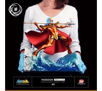 Tsume Arts Figurine Saint Seiya Ikigai Poséidon - Résine Multicolore 34 cm