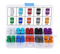 TsunNee Lot de 40 bouchons de valve de pneu - 10 couleurs