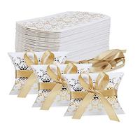 TsunNee - Lot de 50 boîtes à dragées en papier pour mariage
