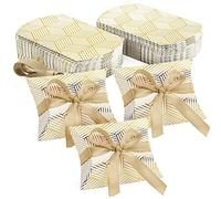 TsunNee - Lot de 50 boîtes à dragées en papier pour mariage