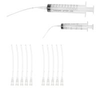 TSUOUKL 12pièces Seringue Alimentaire 10ml 5ml Seringue Plastique Seringue de Nourriture pour Oiseaux pour Alimentation Animale, la Mesure du Liquide, les Accessoires de Mascarade, L'arrosage