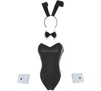 TSUSF Costume Bunny Sakurajima Mai Bunny Cosplay Costume One Morceau Body for Femmes (Color : Black, Size : L)