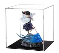 Tsuyuri Kanao Figurine Agatsuma Zen'itsu Action Figurine Anime Kamado Tanjiro Modèle avec boîtier d'affichage en acrylique Position du combattant avec base Sculpture Objets de collection Décoration
