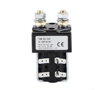 TSW-80 Contacteur 125 A DC normalement ouvert Interrupteur robuste Contacts en alliage d'argent 12 V-72 V Design compact Boîtier en fer Bobine de cuivre pour véhicules électriques et machines