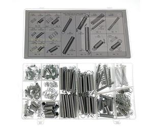 TSX TOOL Kit Assortiment 200 Ressorts Traction Compression Différentes Dimensions Boîte à Compartiments