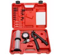 TSX TOOL Kit Testeur de Dépression et Purgeur de Freins Manuel avec Manomètre Intégré Coffret Portable Mécanique Auto