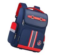 Tsynapter à organisé pour les leçons, de transport scolaire avec épaule rembourrée, section, accès latéral pratique, à d ' école, cartable avec boucle de poitrine, panneau arrière poches