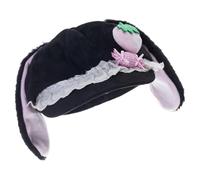 Tsynapter Casquette à visière oreilles de lapin pour femmes et filles, chapeau octogonal en coton sous-culturel pour la mode et les événements de Cosplay, vêtements photo, Costume de Cosplay