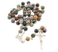 Tsynapter Collier de perles vintage unique avec breloque pour toutes les occasions