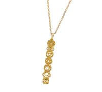 Tsynapter Collier de Yoga spirituel avec amulette de 7 Chakras, accessoires de chaîne en acier inoxydable, bijoux spirituels, collier de symboles