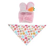Tsynapter Costume d ' oie en peluche polyvalent avec écharpe, chapeau de lapin pour les fêtes de pâques et la décoration de la maison