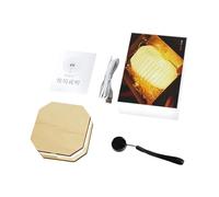 Tsynapter Lampe pliable à thème culturel rechargeable par USB pour décoration de chambre, lumière USB unique, petite lampe de voyage en papier