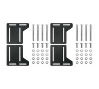 Tsynapter Matériel d ' Adaptateur de de lit en Acier Carbone pour la réparation de Connexion de tête de lit et la Mise à Niveau de Meubles, Utilisation du d ' Adaptateur de Cadre de lit, Cadre de