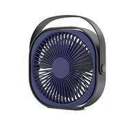 Tsynapter Petit ventilateur de bureau de 1,8 m, 3 vitesses, rotation à 360°, silencieux, alimenté par USB, pour bureau USB