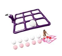 Tsynapter Plateau de Jeu Flottant Gonflable, Ensemble de Lancer de Flamant Rose avec à Lancer pour Les fêtes Aquatiques dans Le Jardin et Les activités de Groupe