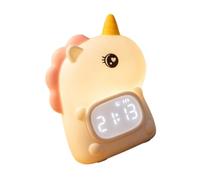Tsynapter Réveil veilleuse Dinosaure en Silicone avec Batterie 2000 mAh pour Chambre de bébé, Chevet et dortoir, éclairage Portable en Silicone pour