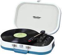 Tt 1020 Bt,Platine Vinyle 33,45 Et 78 Tours,Tourne-Disque Portable Avec Connexion Sans Fil,Mp3,Usb Et Fonction D'Encodage,Avec Haut-Parleurs Stéréo Intégrés,Modèle Vintage,Turquoise